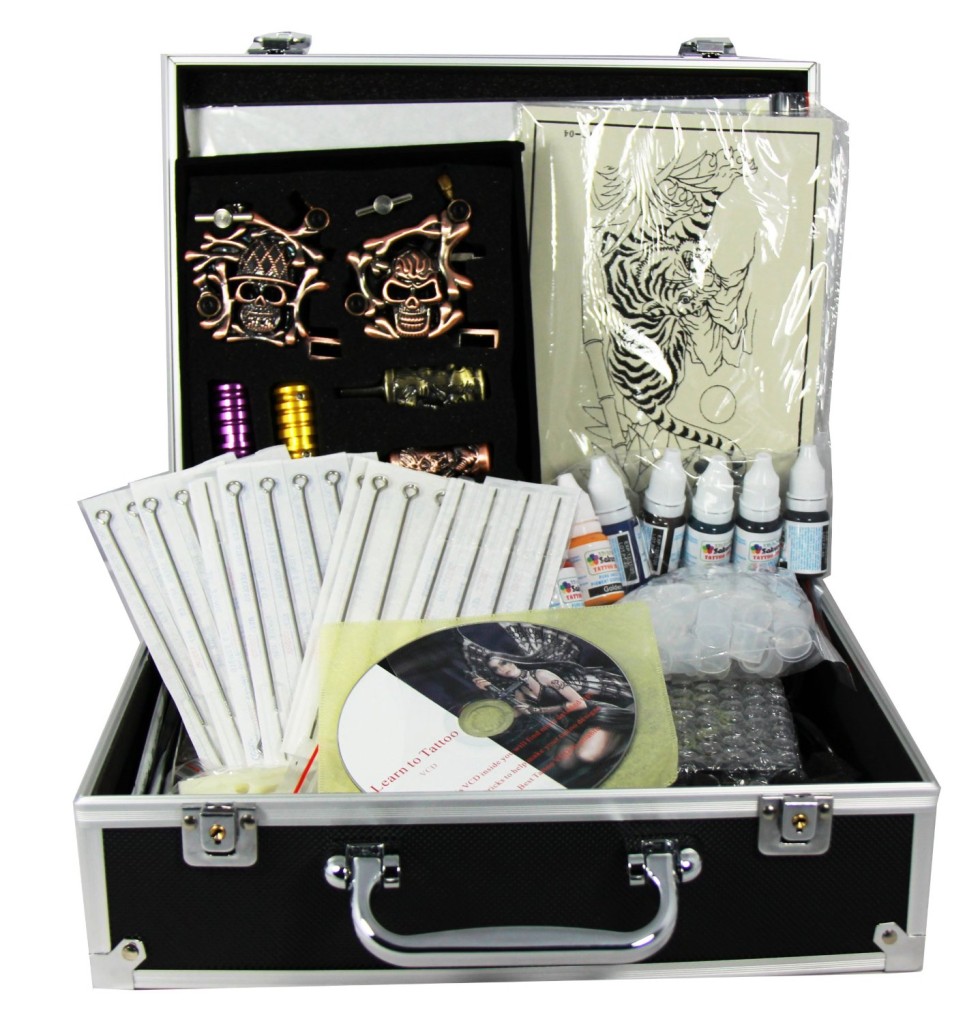 Tattoo Kit with 4 guns set