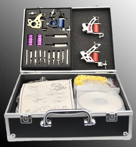 Stigma tattoo gun Complete Tattoo Kit Pro Rotary Tattoo Machine and coils  machine Kit Power Supply Color Inks with Case MK682A  Kiwla