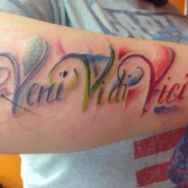 Crazy ink tattoo & Body piercing on X: VENI VIDI VICI TATTOO DESIGN the  actual meaning represent coming ..For more info  visit  / X