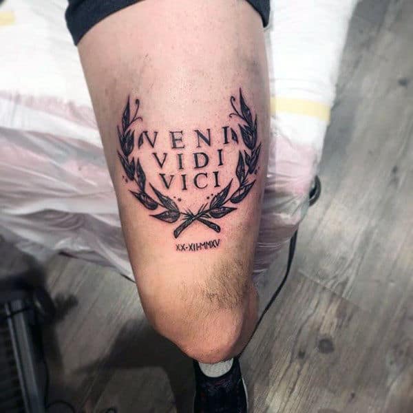 Veni Vidi Vici= I Came, I Saw, I Conquered! #Tattoo #tattoosession #ta