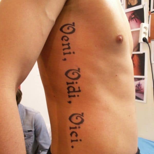 Veni Vidi Vici Tattoo Designs and Meanings 