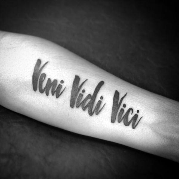 41 Veni Vidi Vici Tattoo Designs with Meaning