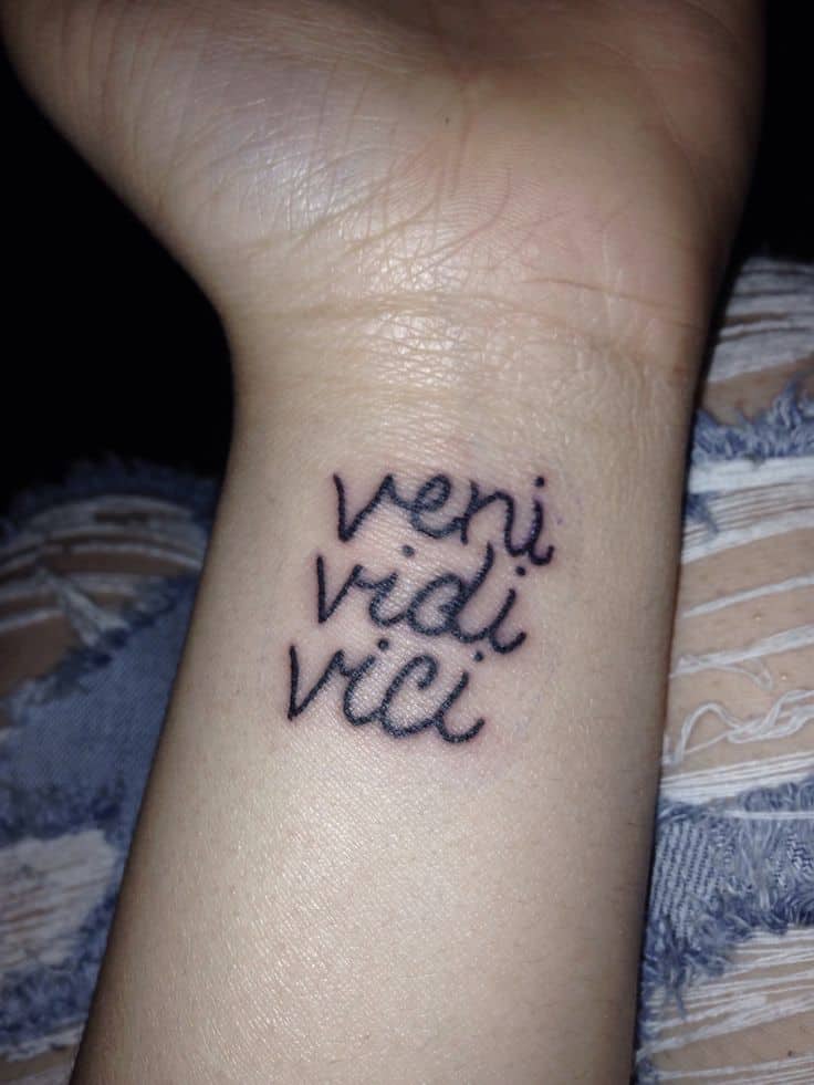 Veni Vidi Vici Tattoo Tatuagem Veni Vidi Vici in 2023