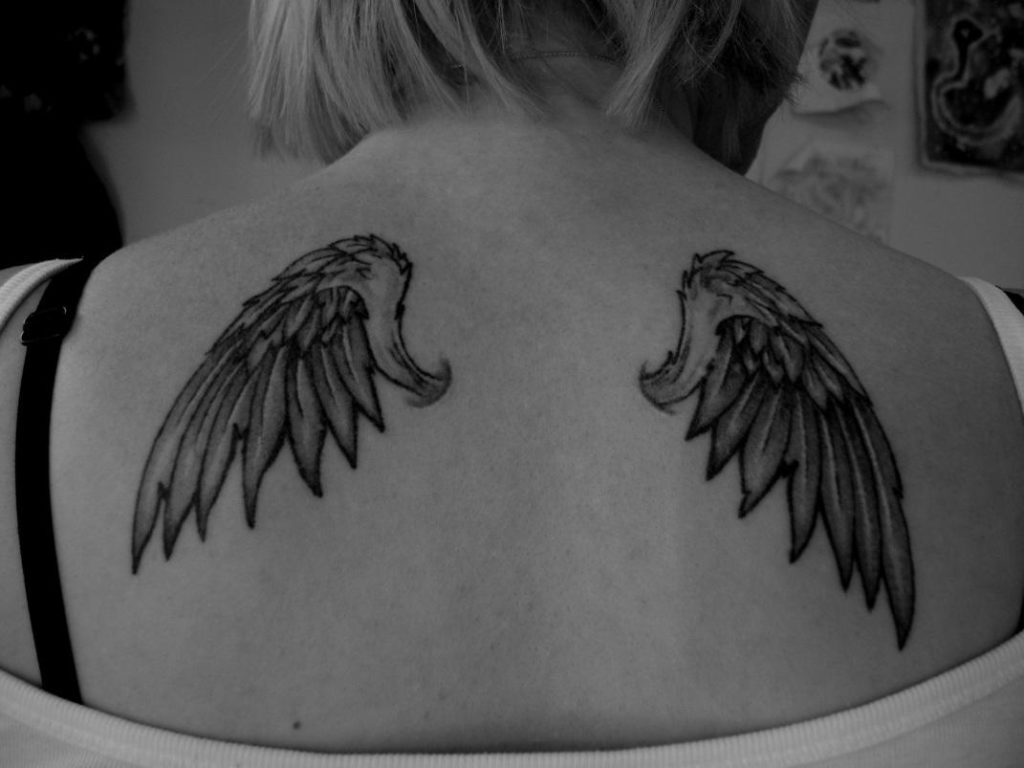 Angels Wing Tattoos Idea