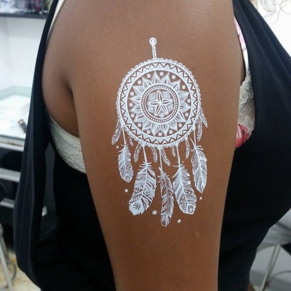 Learn 92 about white tattoo on black skin super cool  indaotaonec