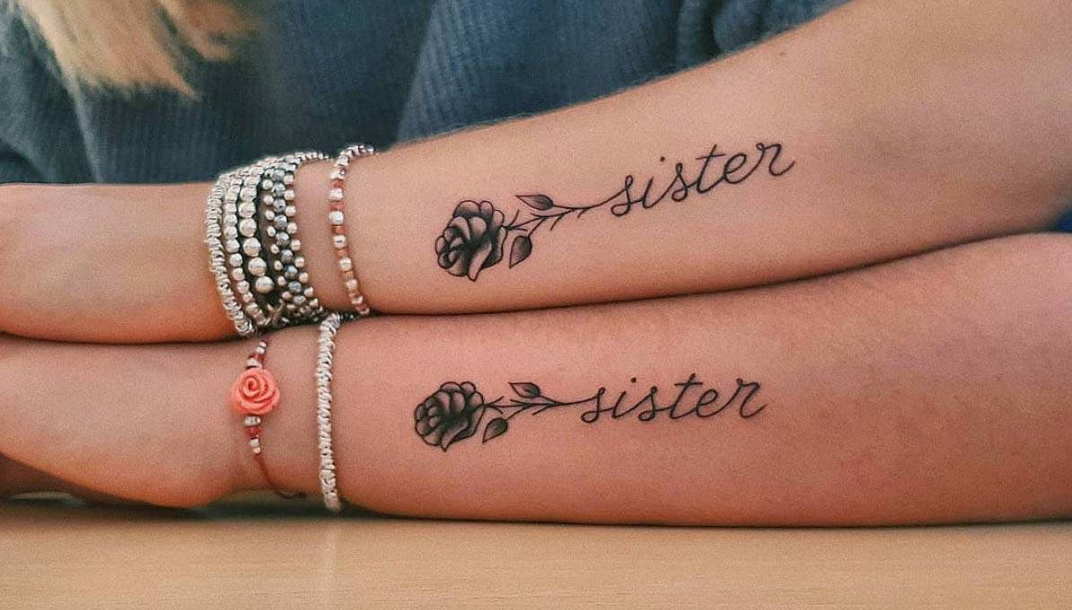 89 HeartWarming Sister Tattoos with Meanings  StayGlam