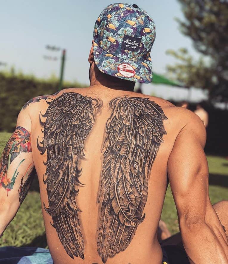 Tattoo Angel, Tattoos, Angel, Wings, dark, HD wallpaper | Peakpx