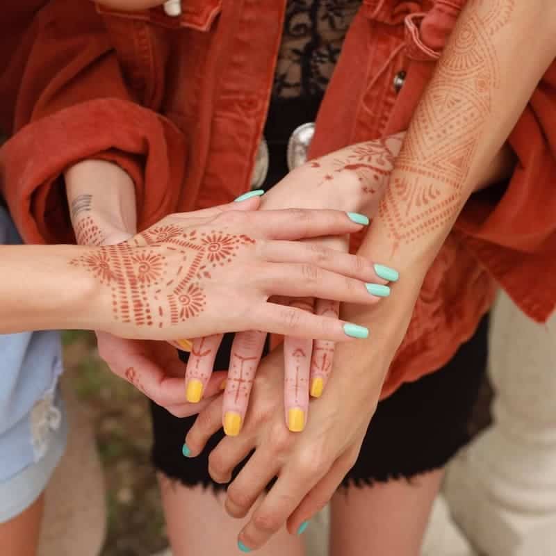 bachelorette henna party night