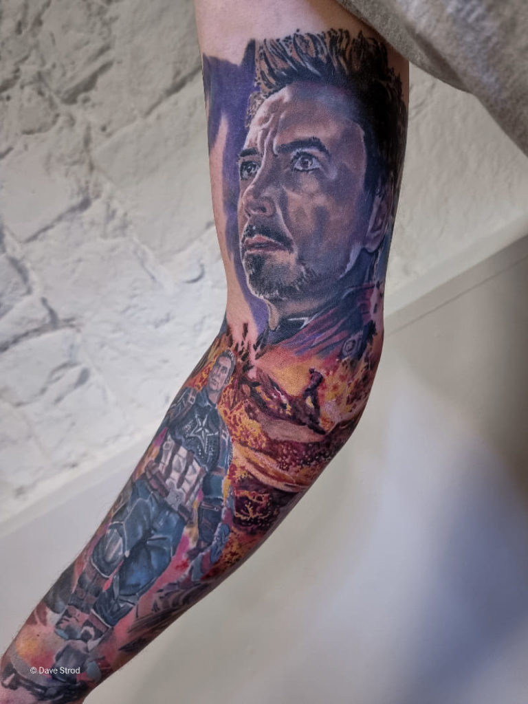 dave strod tattoo artist in Edinburgh