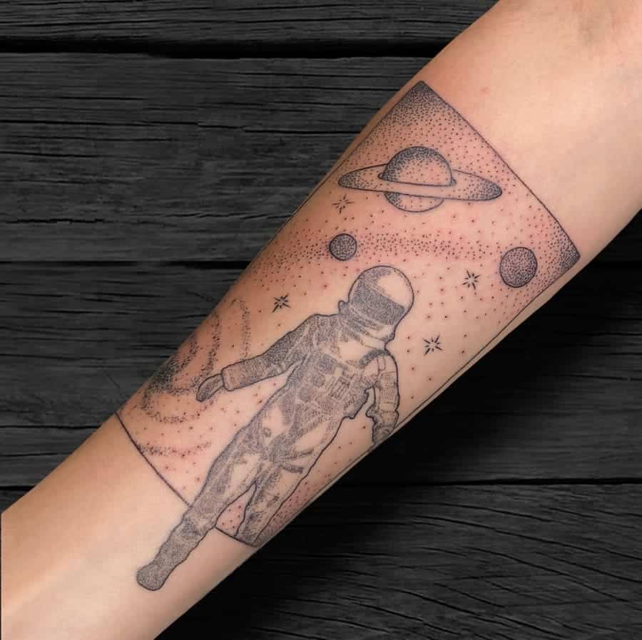 Blue Mason Tattoo Work