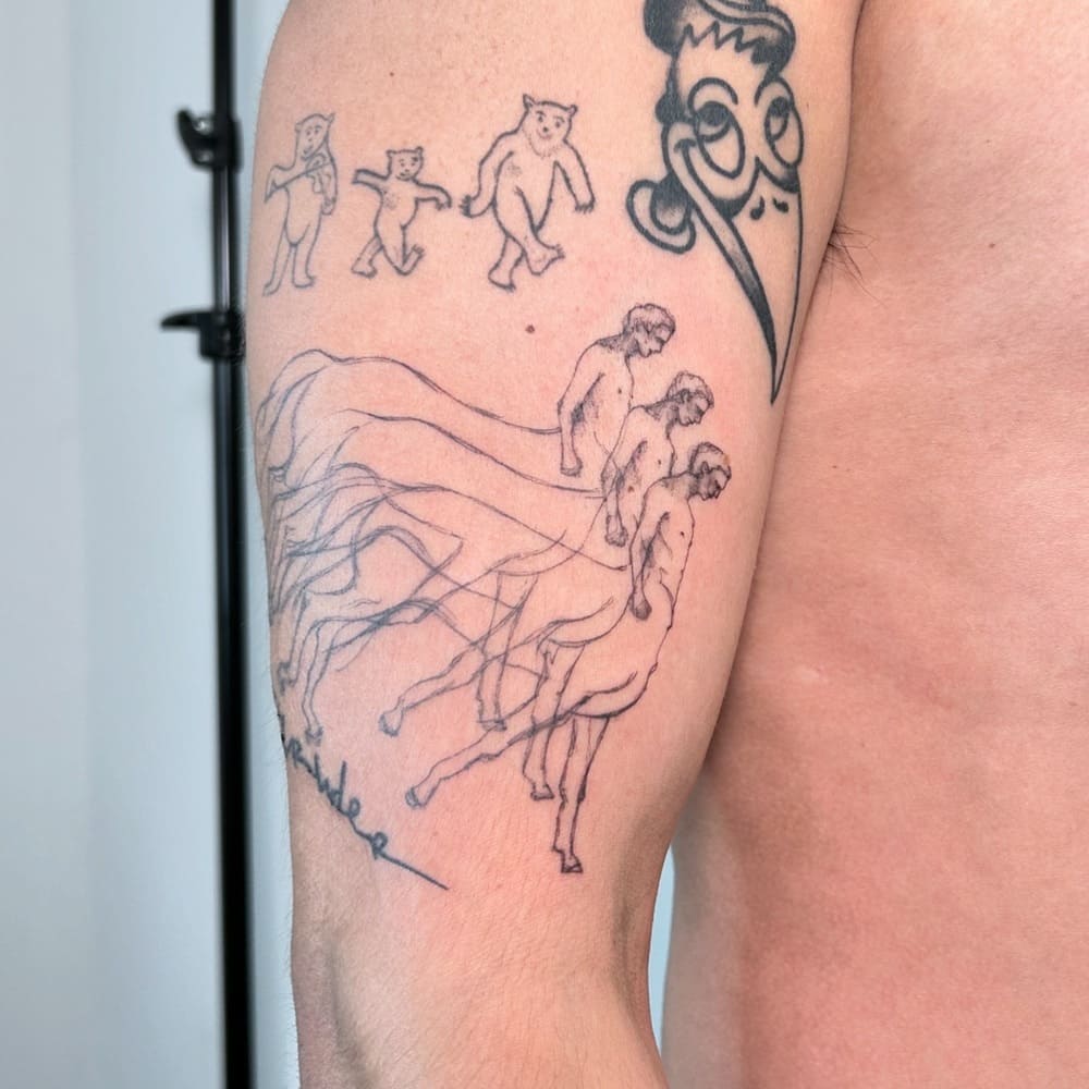 Tattoo Artist Mane Dias Arm Tattoos